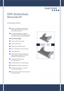 EPP-Sichtschutz RD144/204-PU